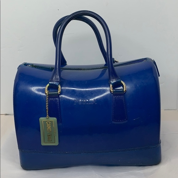 Furla Handbags - FURLA CANDY BAG in Bluette